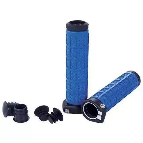 Fly Racing GRIP-LOCK ATV Grips - BLUE/BLACK- Thumb Throttle - Watercraft Snow