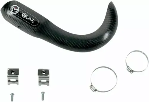 MOOSE 1861-0117 Pipe Guard by E Line for 2-Stroke Exhaust Honda CRF250R 2004-09
