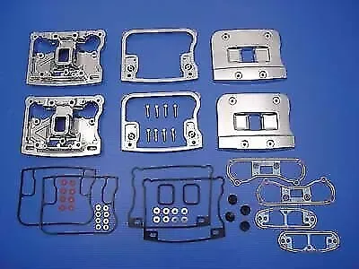 Chrome Rocker Box Cover Set for Harley Davidson by V-Twin