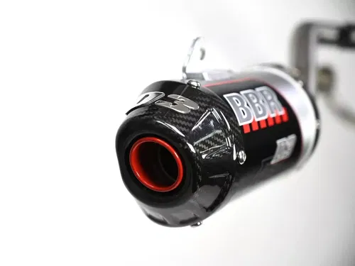 BBR D3 FULL EXHAUST 2004-2023 CRF50 / 2000-2003 XR50R SS-AL-CF 240-HXR-5031