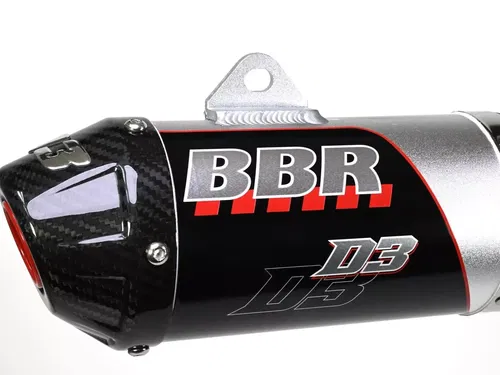 BBR D3 FULL EXHAUST 2004-2023 CRF50 / 2000-2003 XR50R SS-AL-CF 240-HXR-5031