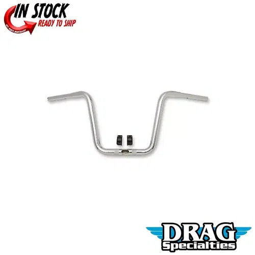 Drag Specialties Chrome 1-1/4" 12" Ape Hanger Handlebars for Road Glide 15-20