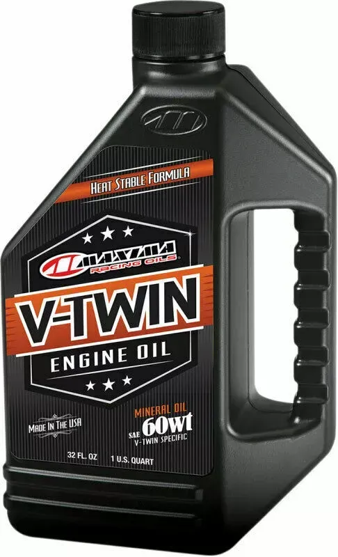 Maxima Racing Oil V-Twin Motorcycle 4-Stroke Motor Oil | 60W | 1 Qt | 30-08901
