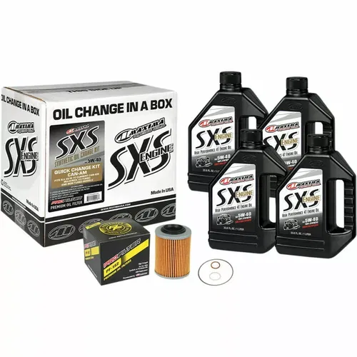 Maxima Racing Oil SXS Synthetic Oil Change Kit Can-Am X3  5W-40 | 3601-0784