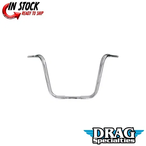 Drag Specialties 14" Chrome 1-1/4" Buffalo Harley Touring Handlebars Ape Hanger
