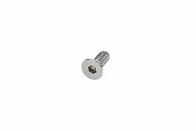 Allen Flat Head Screws Chrome 1/4  x 3/4 for Harley Davidson by V-Twin