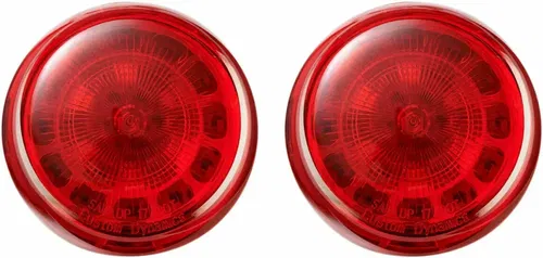 Custom Dynamics ProBEAM LED Red Turn Signal Inserts Bullet Style 2020-1673