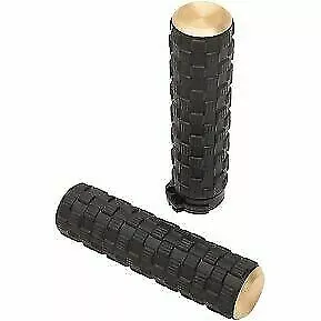 Arlen Ness Brass Air Trax Hand Grips for Harley Cable Op Throttle 0630-2603