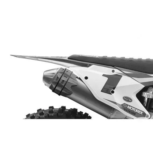 Acerbis Blue Universal MX Motorcycle Exhaust Muffler Protector 2676790211