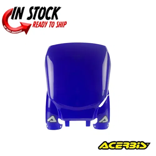 ACERBIS RAPTOR FRONT NUMBER PLATE BLUE YAMAHA 2024 YZ250F / 23-24 YZ450F