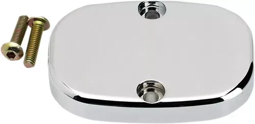 Joker Machine Smooth Rear Brake Master Cylinder Cover 2008-17 Harley Tour Chrome