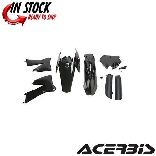 Acerbis Full Plastic Kit Black KTM 85SX 2003-2012 105SX 2004-2011
