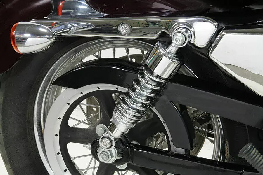 2-1/4  Lower Shock Set Chrome for Harley Davidson motorcycles by V-Twin
