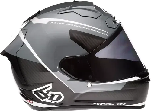 6D HELMETS ATS-1R Alpha Helmet MOTOCROSS XL Silver