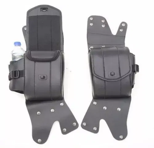 Saddlemen 3501-0715 Cruisn Deluxe Saddlebag Guard Bag Set for Harley-Davidson