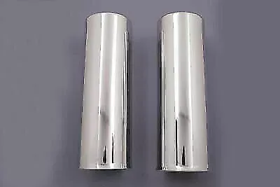 Chrome 8  Shock Spring Cover Set for Harley Davidson by V-Twin