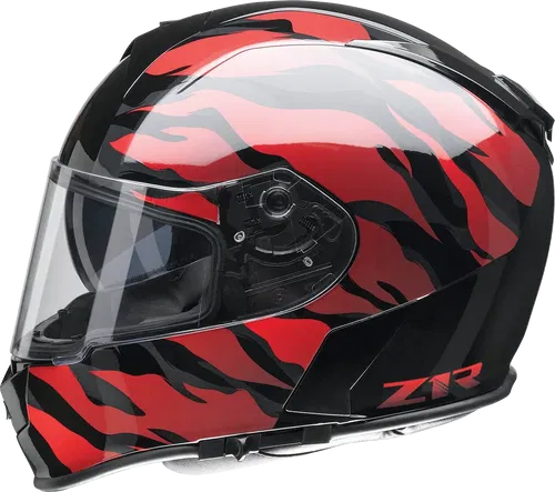Z1R Warrant Helmet - Panthera - Black/Red - Small 010115206