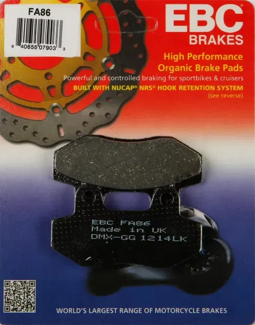 EBC Organic  Brake Pads FA86