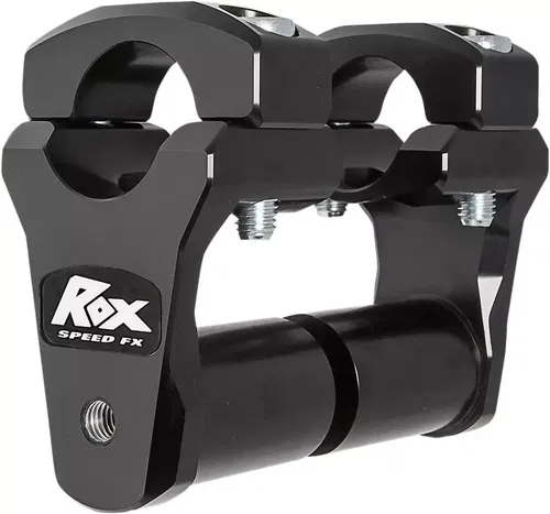 Rox Speed FX 2" Pivoting Risers for 1-1/8 Bar w/Extended Stem Black 1R-P2PPS10K