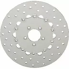 Polished Stainless Steel Front Brake Rotor for Harley Dyna Various Models