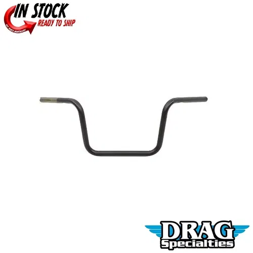 Drag Specialties 0601-4206 Black 10" Ape Hanger Handlebars for 1" Harley