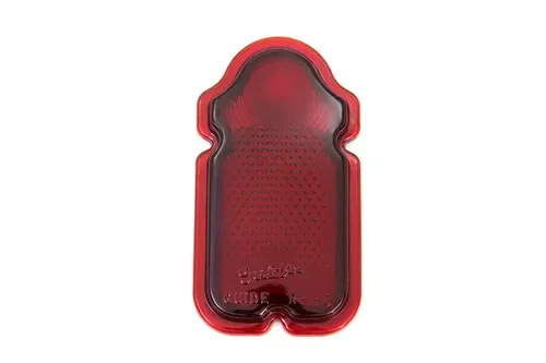 Red Glass Tail Lamp Lens for Harley Davidson by V-Twin