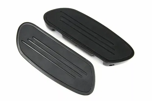 Black Passenger Footboard Set for Harley Davidson by V-Twin