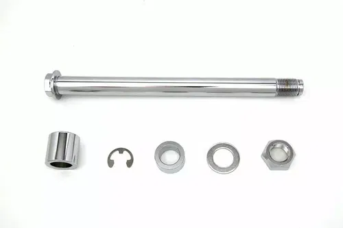 Chrome Rear Axle Kit for Harley Davidson by V-Twin