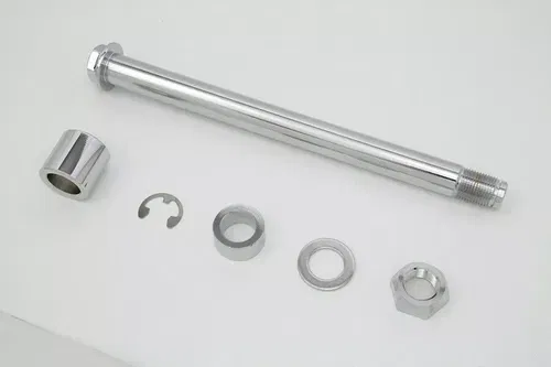 Chrome Rear Axle Kit for Harley Davidson by V-Twin