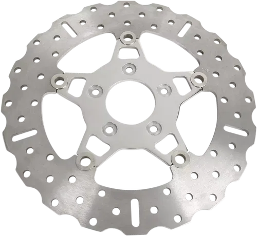 EBC Brake Rotors for Big Twin Models FSD012C 5-Button Front-Wide Band Contoured