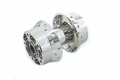 Wheel Hub with 25mm Bearings Chrome for Harley Davidson by V-Twin