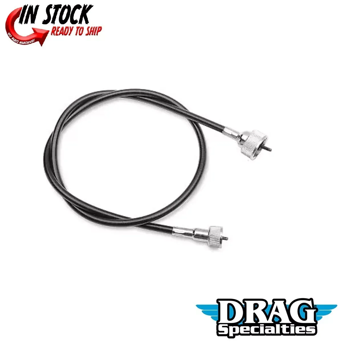DRAG SPECIALTIES 0655-0038 Front-Wheel Drive Speedometer Cable- 38-1/2" - Vinyl