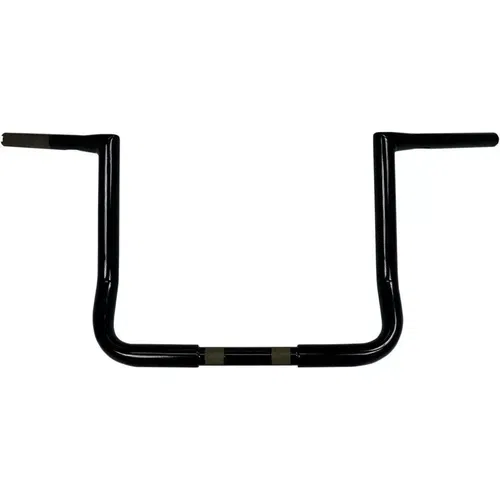 LA Choppers Gloss Black 12" Twin Peaks Handlebars fits 1996-2018 Harley Touring