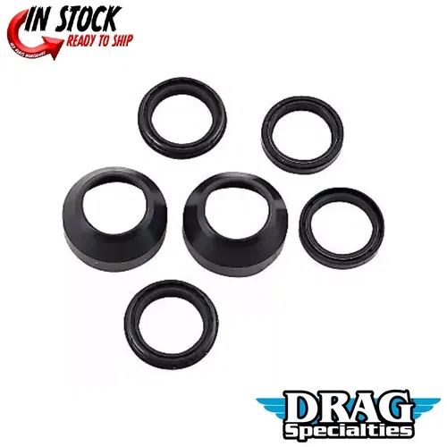 DRAG SPECIALTIES 0407-0677 Fork Seal/Dust Wiper Kit- 41 mm 84-13 FXST