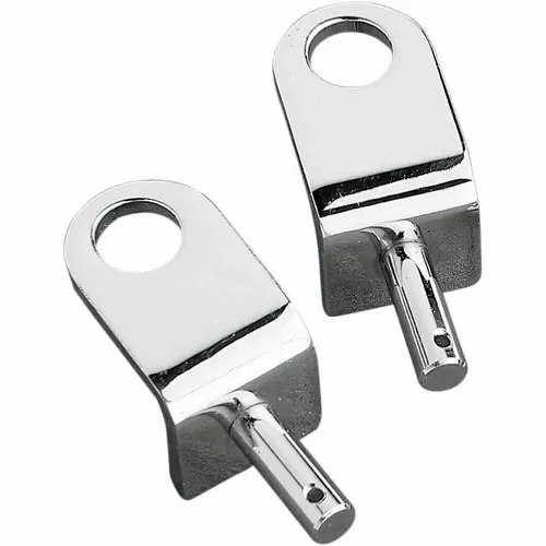 Drag Specialties Chrome Solo Seat Spring Mount Bracket Set Harley Custom Chopper
