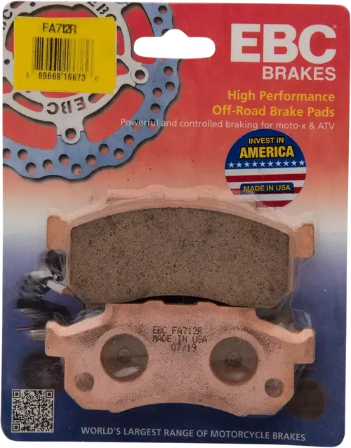 EBC Long-Life Sintered "R" Brake Pads FA712R