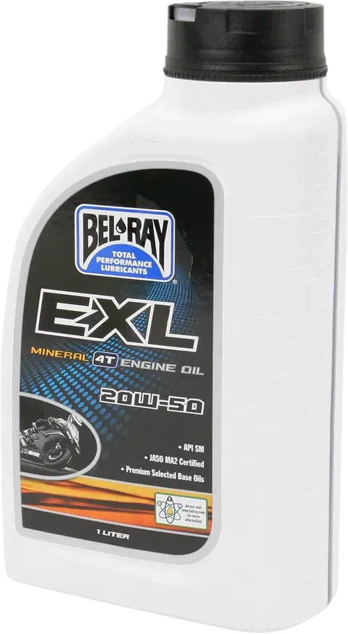 BEL-RAY EXL 4T Mineral Oil - 20W-50 - 1L 99100-B1LW