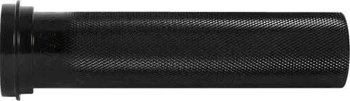 THRASHIN SUPPLY CO. Throttle Tube - Knurled - 1" - TBW - Black TSC-2704-1