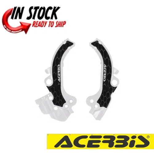 ACERBIS X-GRIP FRAME GUARDS WHITE GAS GAS MC 650  TC65 KTM 65 SX 2985891035