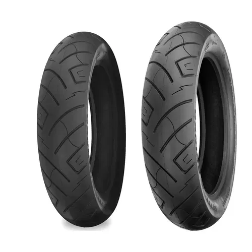 SHINKO MOTORCYCLE CRUISER 777 FRONT REAR TIRE SET  130/80B17 180/65B16
