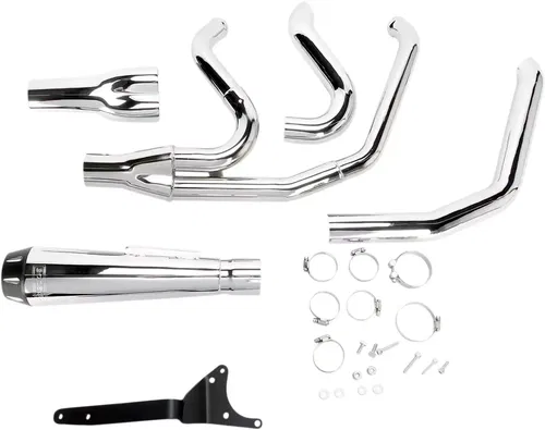 Bassani Road Rage 2-1 Chrome Motorcycle Exhaust 1984-00 Harley Davidson FXR FXRS