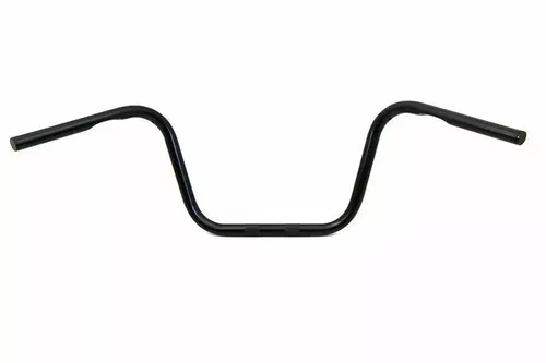 10" Black Ape Hanger Handlebar with Indents for Harley Davidson by V-Twin