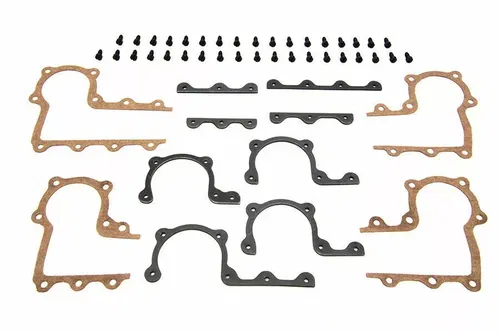 Parkerized Rocker Arm Cover Strip and Gasket for Harley Davidson by V-Twin