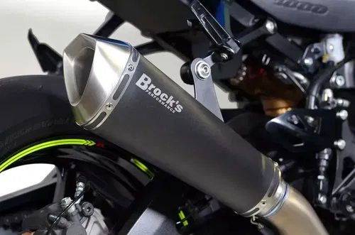 BROCKS PERFORMANCE PREDATOR FULL SYSTEM EXHAUST TI FRONT SUZUKI 17-25 GSX-R1000