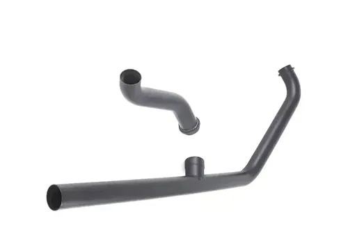 Kick or Electric Exhaust Header Kit Black fits Harley Davidson 29-0147