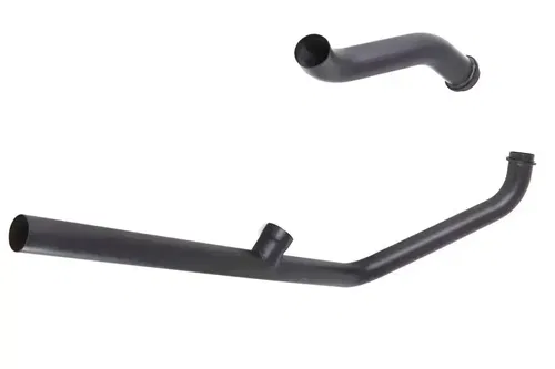 Kick or Electric Exhaust Header Kit Black fits Harley Davidson 29-0147