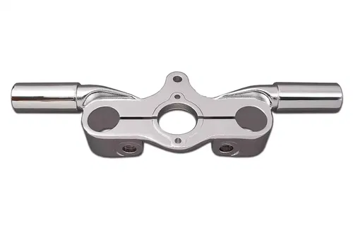 Spring Fork Top Triple Tree Inline Chrome fits Harley Davidson 49-0944