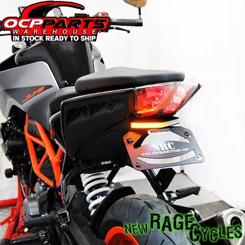 NEW! New Rage Cycles Fender Eliminator Kit with Turn Signals for KTM 390 Duke