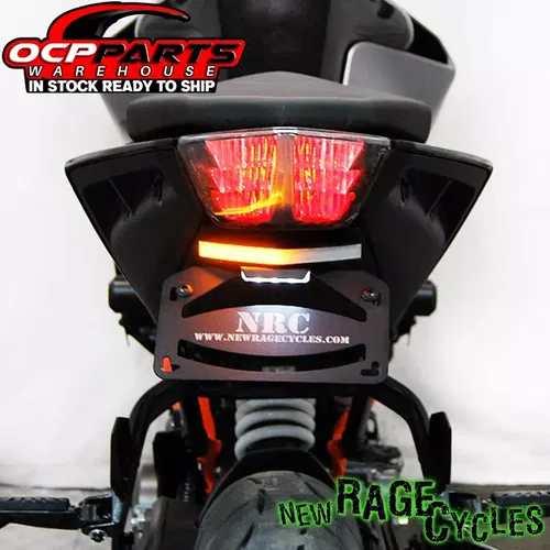 NEW! New Rage Cycles Fender Eliminator Kit with Turn Signals for KTM 390 Duke