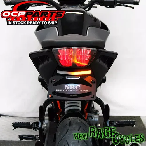 NEW! New Rage Cycles Fender Eliminator Kit with Turn Signals for KTM 390 Duke